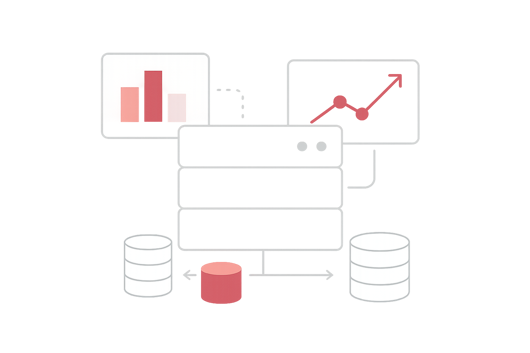 Abstract representation of a data architecture